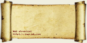 Jana Sretenijević vizit kartica